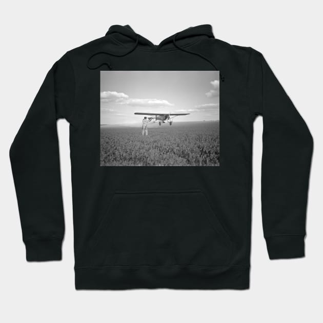 Crop Duster, 1938. Vintage Photo Hoodie by historyphoto